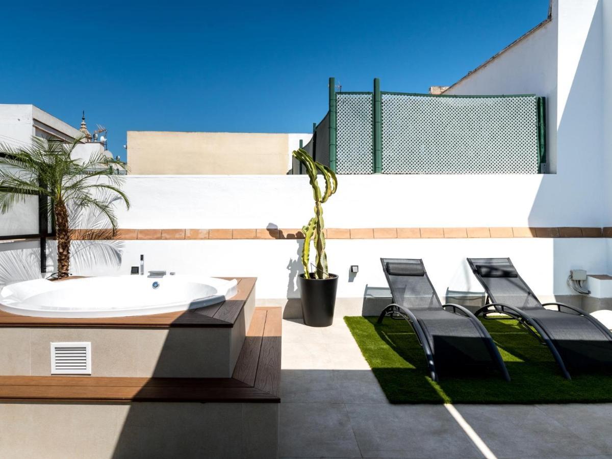 Ferienwohnung Pj Terraza Privada Banera Exterior Junto Catedral Sevilla Exterior foto