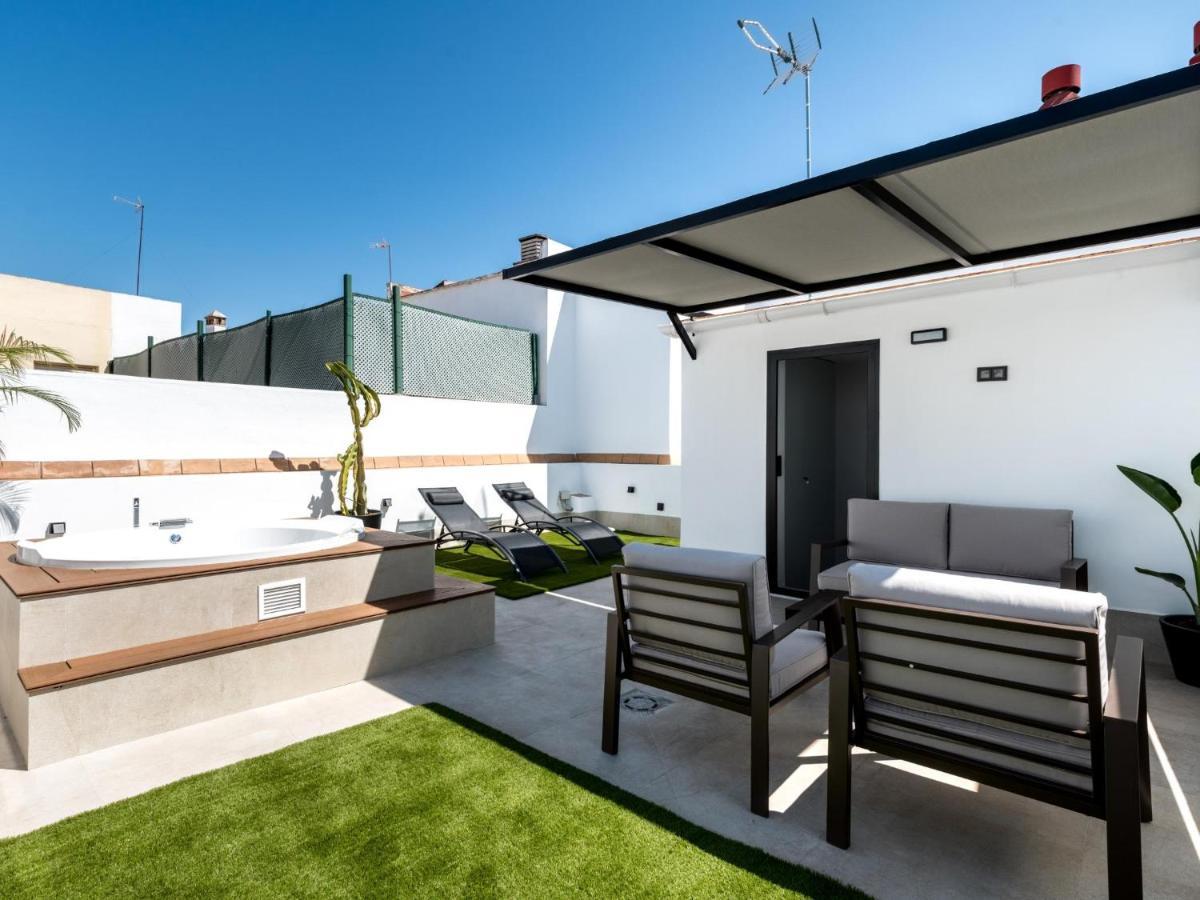 Ferienwohnung Pj Terraza Privada Banera Exterior Junto Catedral Sevilla Exterior foto